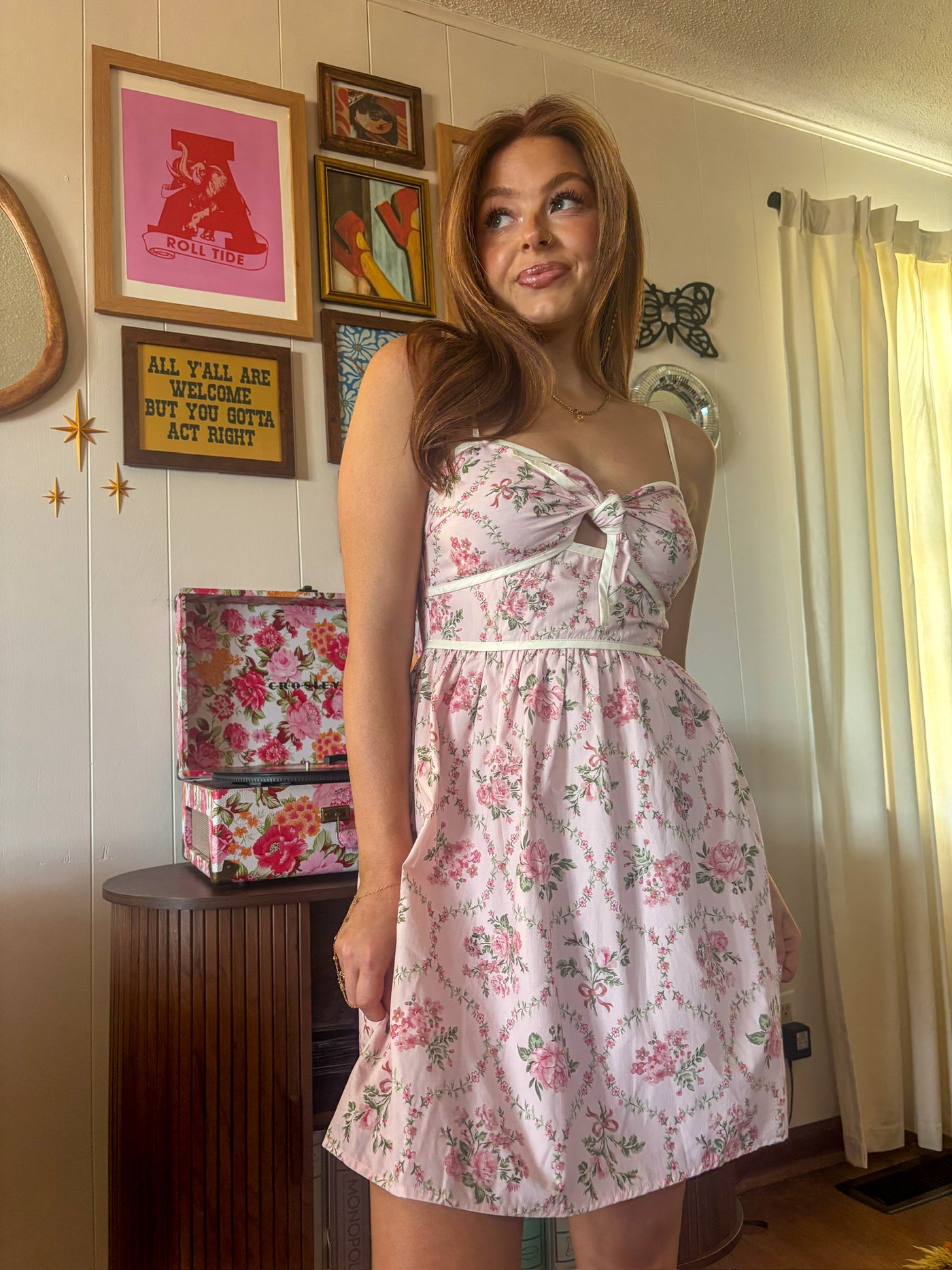 Blush Bloom Sweetheart Dress