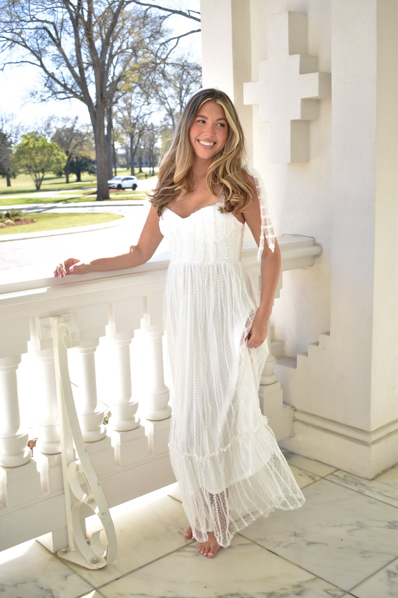 Marry Me Chiffon Maxi Dress-170 - DRESSES-BLU PEPPER-[option4]-[option5]-[option6]-Leather & Lace Boutique Shop
