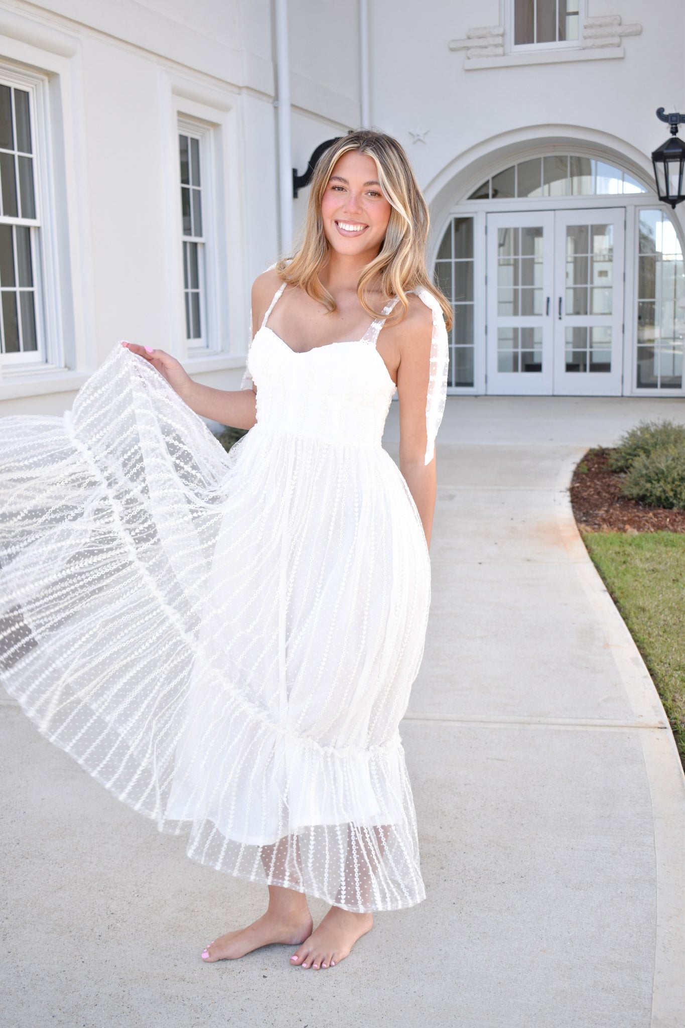 Marry Me Chiffon Maxi Dress-170 - DRESSES-BLU PEPPER-[option4]-[option5]-[option6]-Leather & Lace Boutique Shop