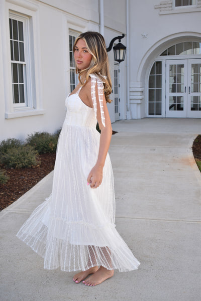 Marry Me Chiffon Maxi Dress-170 - DRESSES-BLU PEPPER-[option4]-[option5]-[option6]-Leather & Lace Boutique Shop
