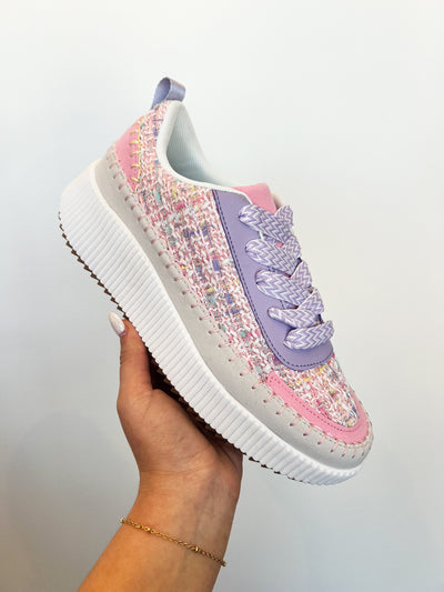 Willow Woven Sneakers- Pastel Purple Multi-180 - SHOES-FOREVER LINK-[option4]-[option5]-[option6]-Leather & Lace Boutique Shop