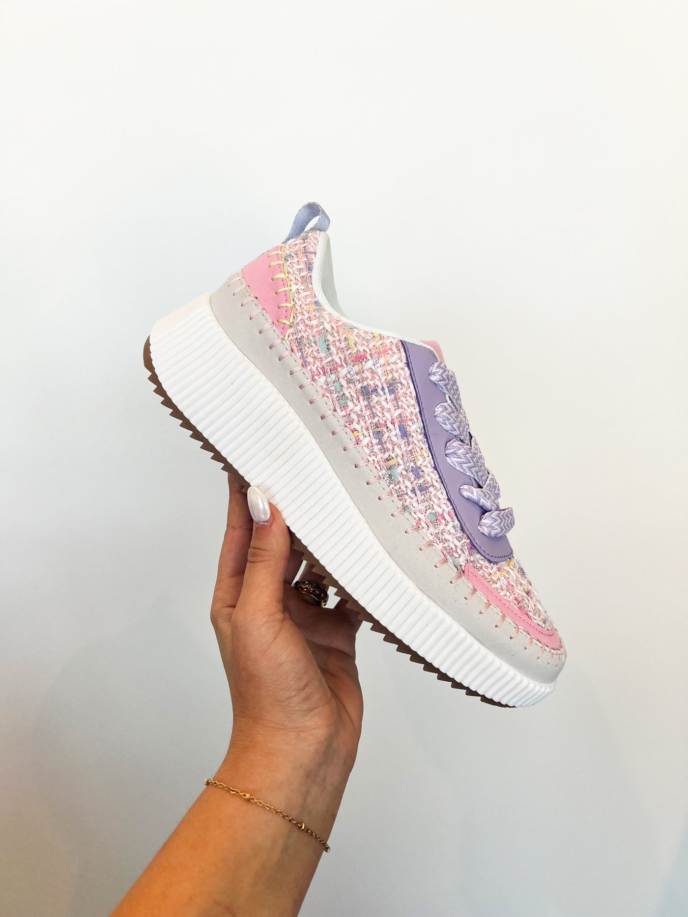 Willow Woven Sneakers- Pastel Purple Multi-180 - SHOES-FOREVER LINK-[option4]-[option5]-[option6]-Leather & Lace Boutique Shop