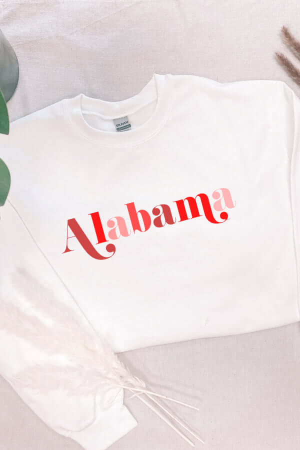 Alabama Graphic Sweatshirt-135 - DEMAND GRAPHIC-LEATHER & LACE-[option4]-[option5]-[option6]-Leather & Lace Boutique Shop