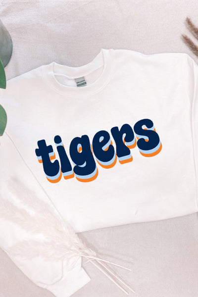 Tigers Graphic Sweatshirt-135 - DEMAND GRAPHIC-LEATHER & LACE-[option4]-[option5]-[option6]-Leather & Lace Boutique Shop