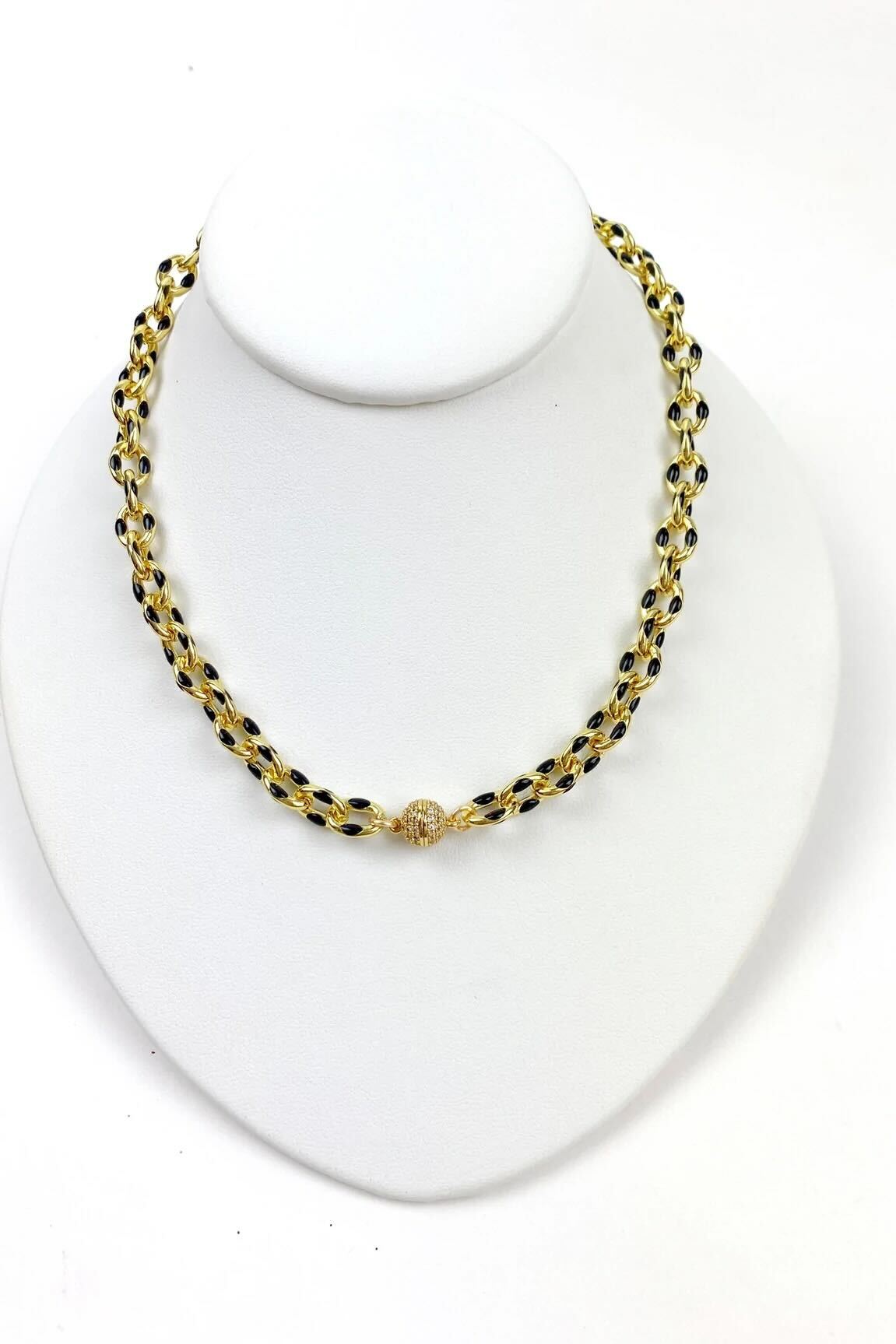 Ezzy Choker - Black-190 - ACCESSORIES - JEWELRY-TAYLOR SHAYE-[option4]-[option5]-[option6]-Leather & Lace Boutique Shop
