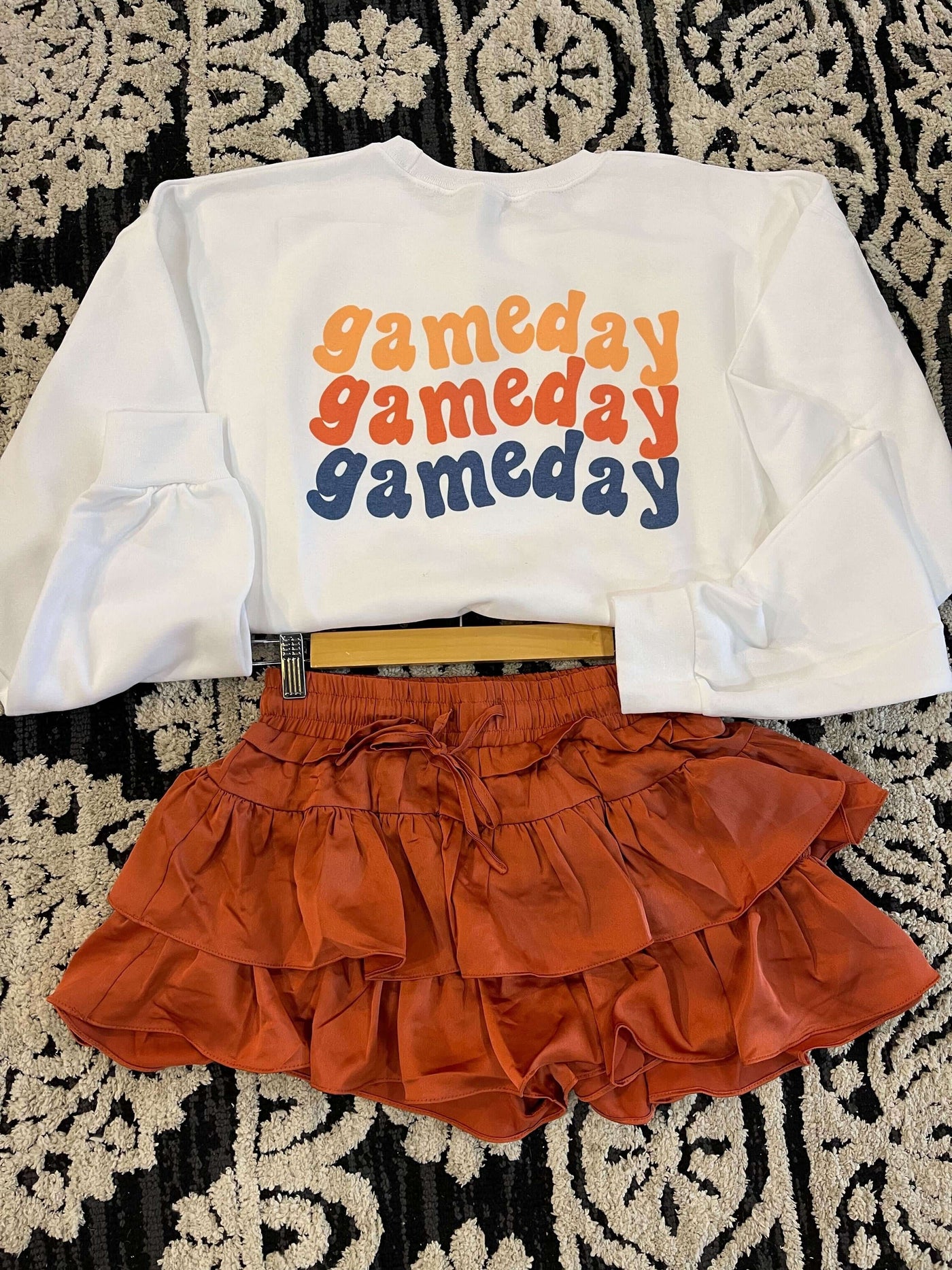 Game Day Graphic Sweatshirt-135 - DEMAND GRAPHIC-LEATHER & LACE-[option4]-[option5]-[option6]-Leather & Lace Boutique Shop