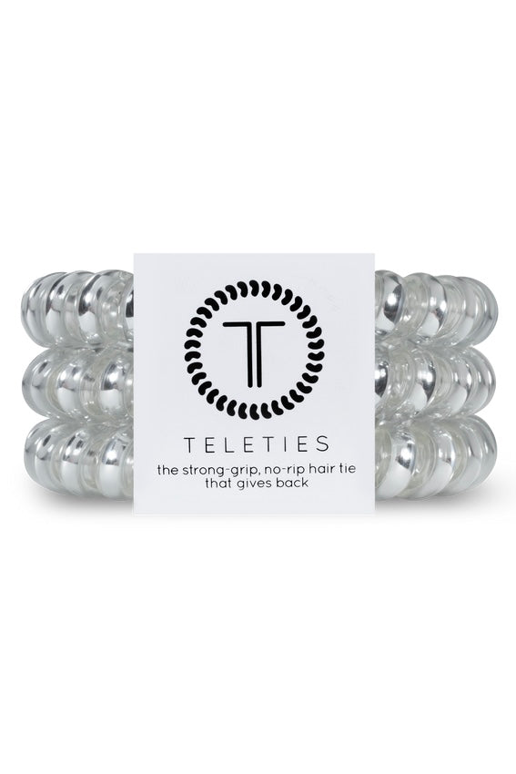 Teleties Large-190 - ACCESSORIES - HATS/HEADWEAR-Teleties-Electric Silver-[option4]-[option5]-[option6]-Leather & Lace Boutique Shop