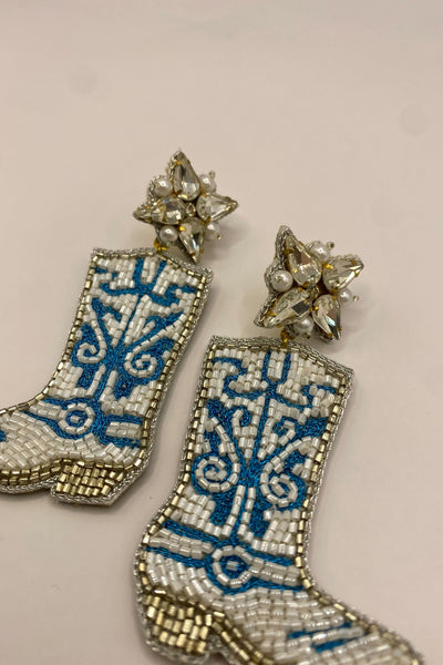 Dolly P's Beaded Earrings-190 - ACCESSORIES - JEWELRY-TAYLOR SHAYE-[option4]-[option5]-[option6]-Leather & Lace Boutique Shop
