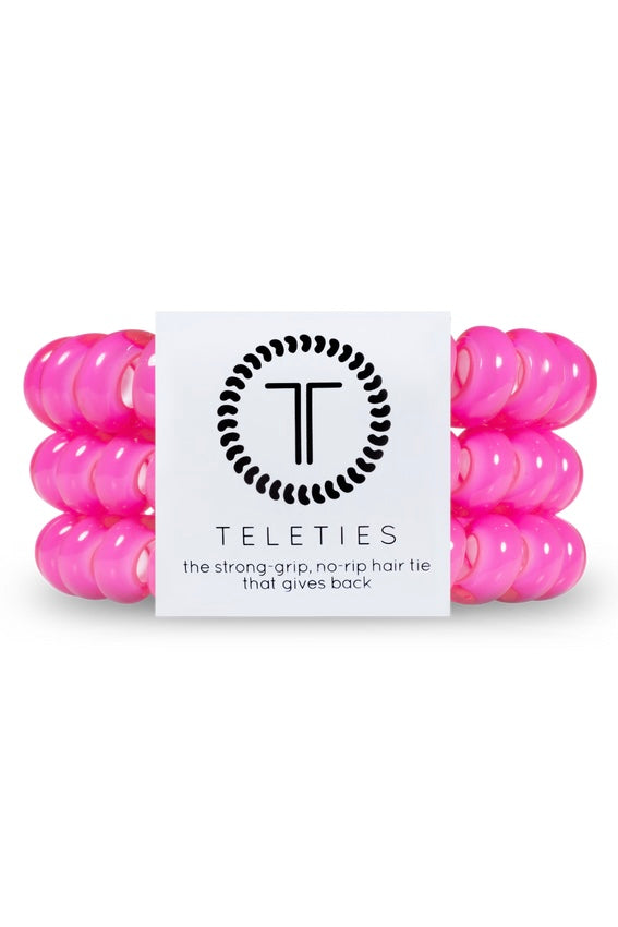 Teleties Large-190 - ACCESSORIES - HATS/HEADWEAR-Teleties-Hot Pink-[option4]-[option5]-[option6]-Leather & Lace Boutique Shop