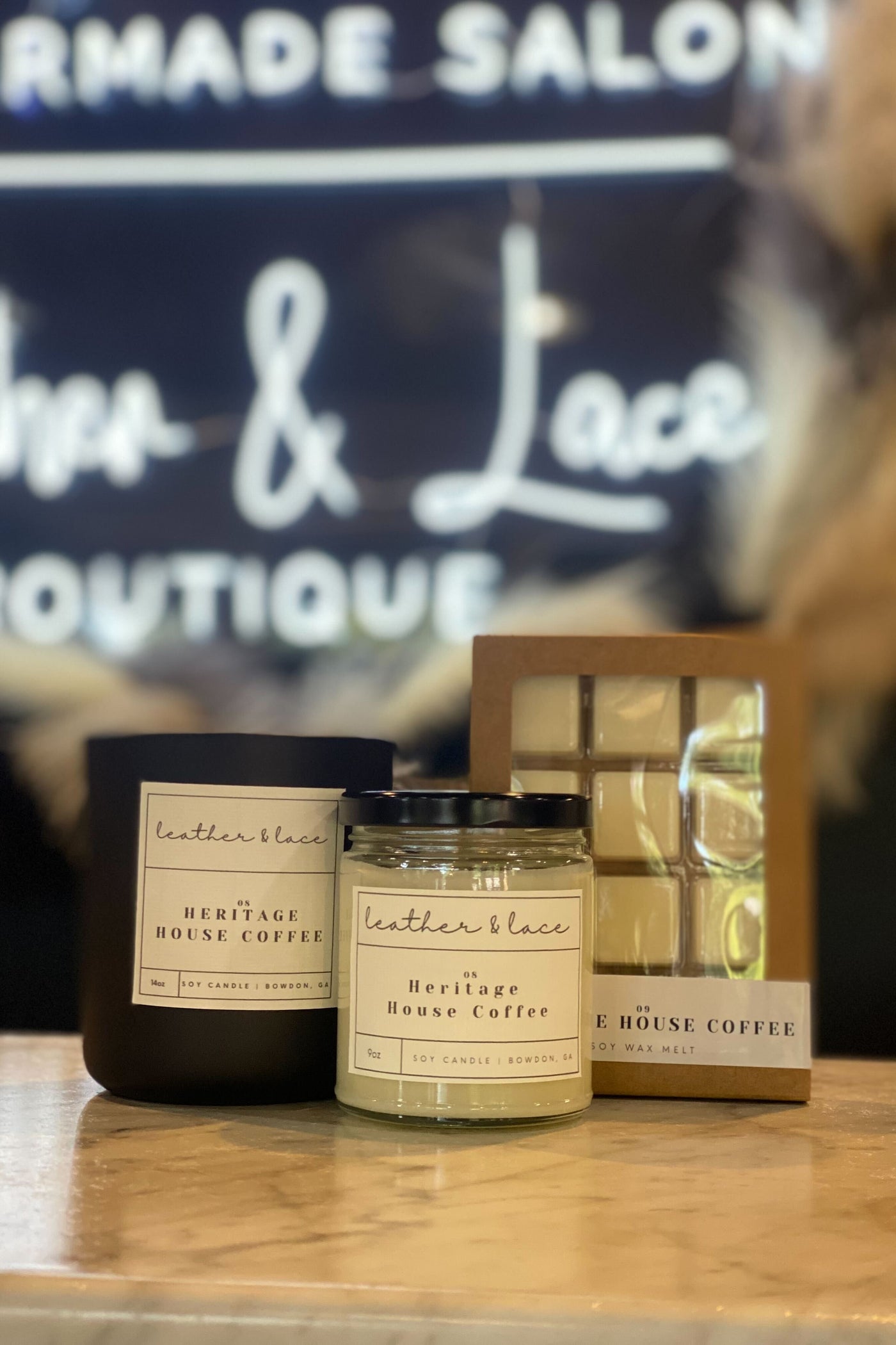 L&L Luxe Candle - Coffee-190 - ACCESSORIES - HOME-Flicker&Flame-[option4]-[option5]-[option6]-Leather & Lace Boutique Shop