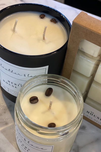 L&L Luxe Candle - Coffee-190 - ACCESSORIES - HOME-Flicker&Flame-[option4]-[option5]-[option6]-Leather & Lace Boutique Shop