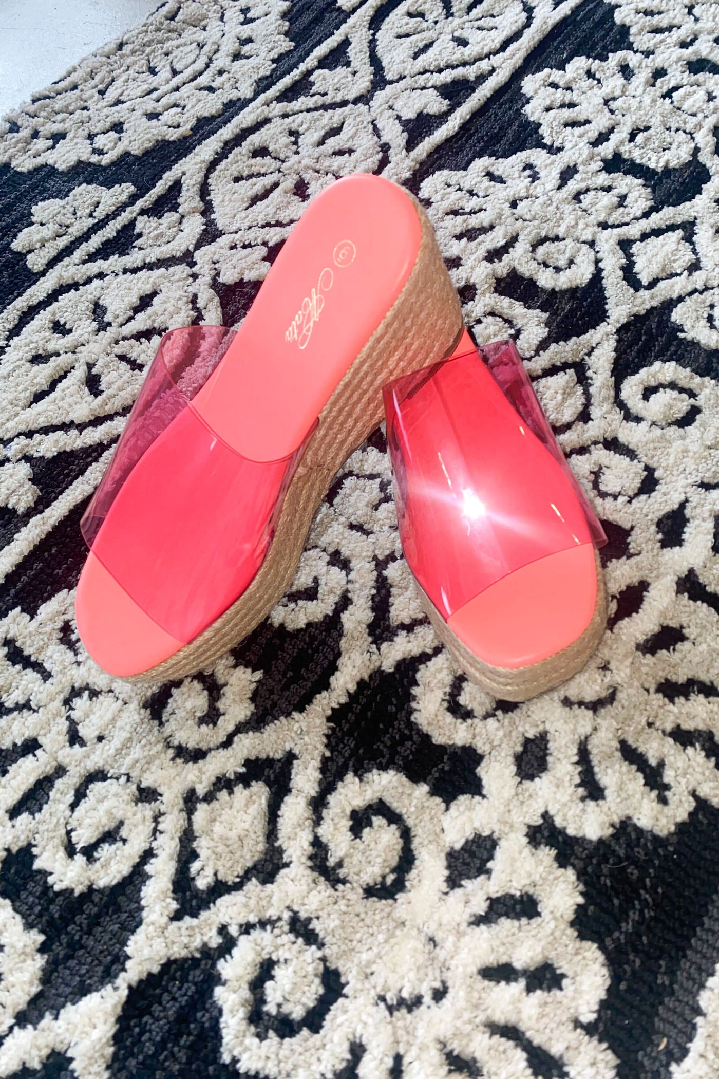 Laguna Beach Wedge Sandals-180 - SHOES-MATA-6-Hot Pink-[option4]-[option5]-[option6]-Leather & Lace Boutique Shop