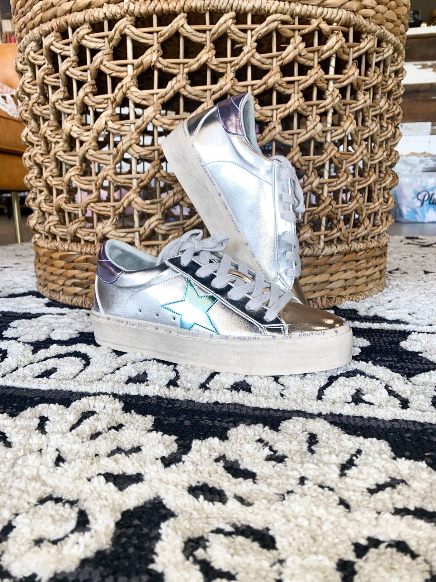 Shu Shop Petula Sneakers-180 - SHOES-SHU SHOP-[option4]-[option5]-[option6]-Leather & Lace Boutique Shop