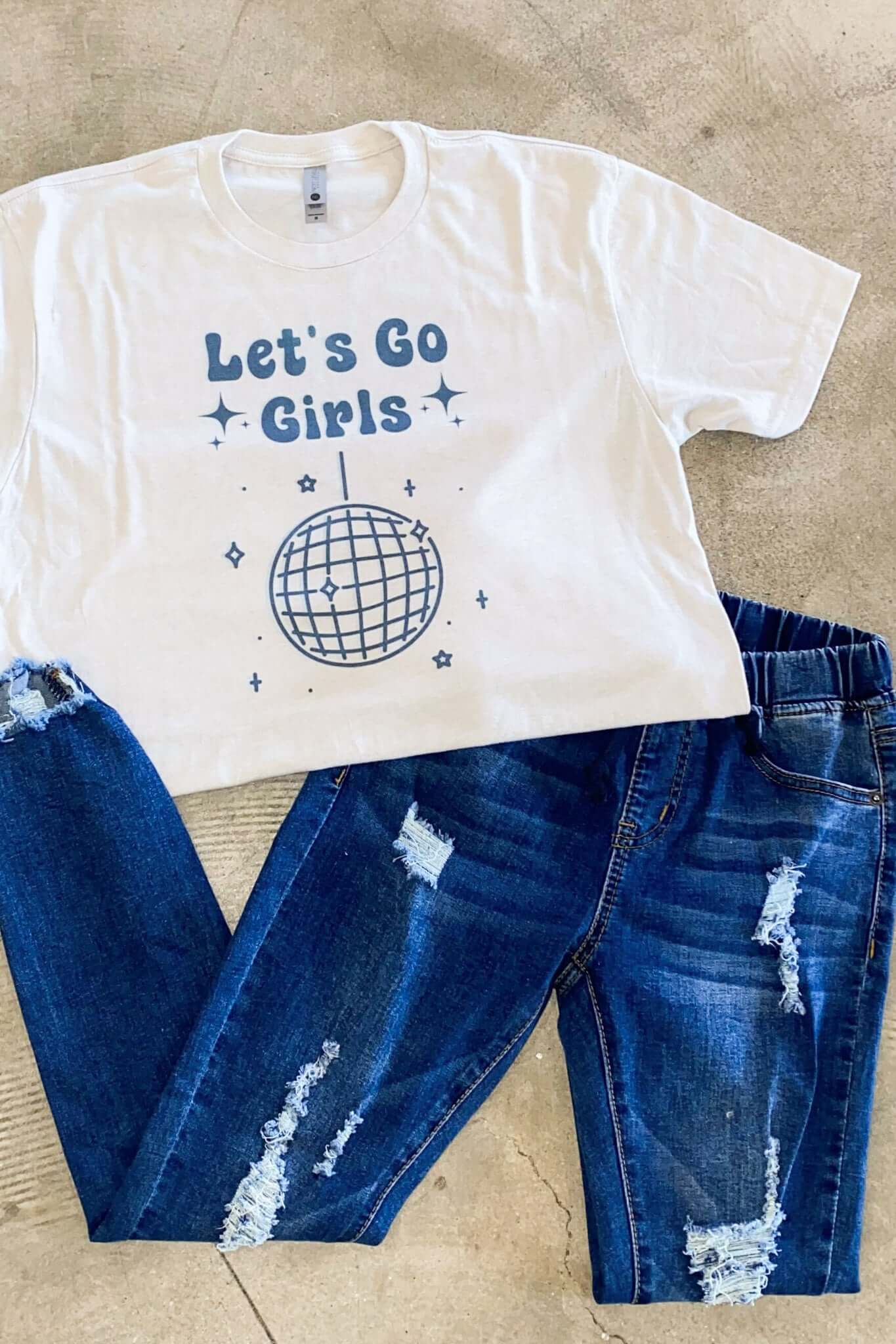Let's Go Girls Graphic Tee-135 - DEMAND GRAPHIC-LEATHER & LACE-[option4]-[option5]-[option6]-Leather & Lace Boutique Shop