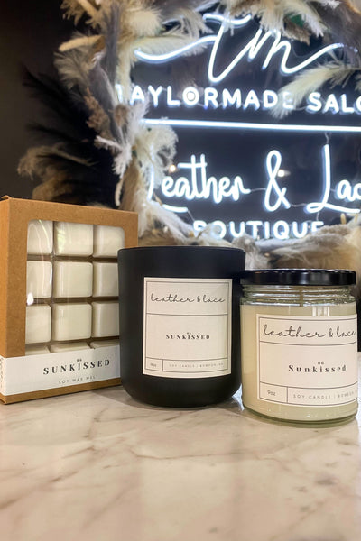 L&L Luxe Candle - Sunkissed-190 - ACCESSORIES - HOME-Flicker&Flame-[option4]-[option5]-[option6]-Leather & Lace Boutique Shop