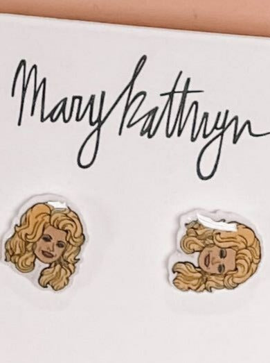 Rhinestone Cowgirl Earring Collective-190 - ACCESSORIES - JEWELRY-MARY KATHERINE DESIGNS-Dolly Studs-[option4]-[option5]-[option6]-Leather & Lace Boutique Shop