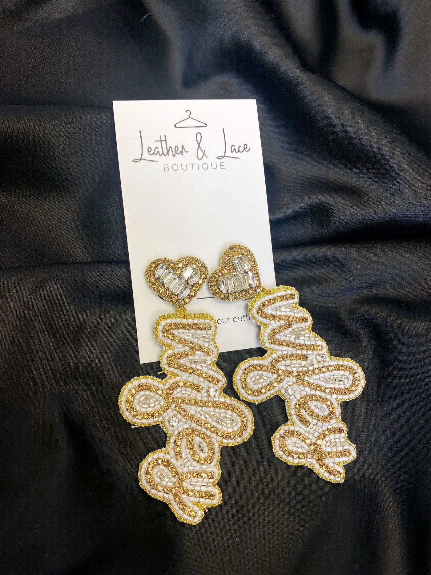 Beaded Wifey Drops-190 - ACCESSORIES - JEWELRY-TAYLORSHAYE-[option4]-[option5]-[option6]-Leather & Lace Boutique Shop