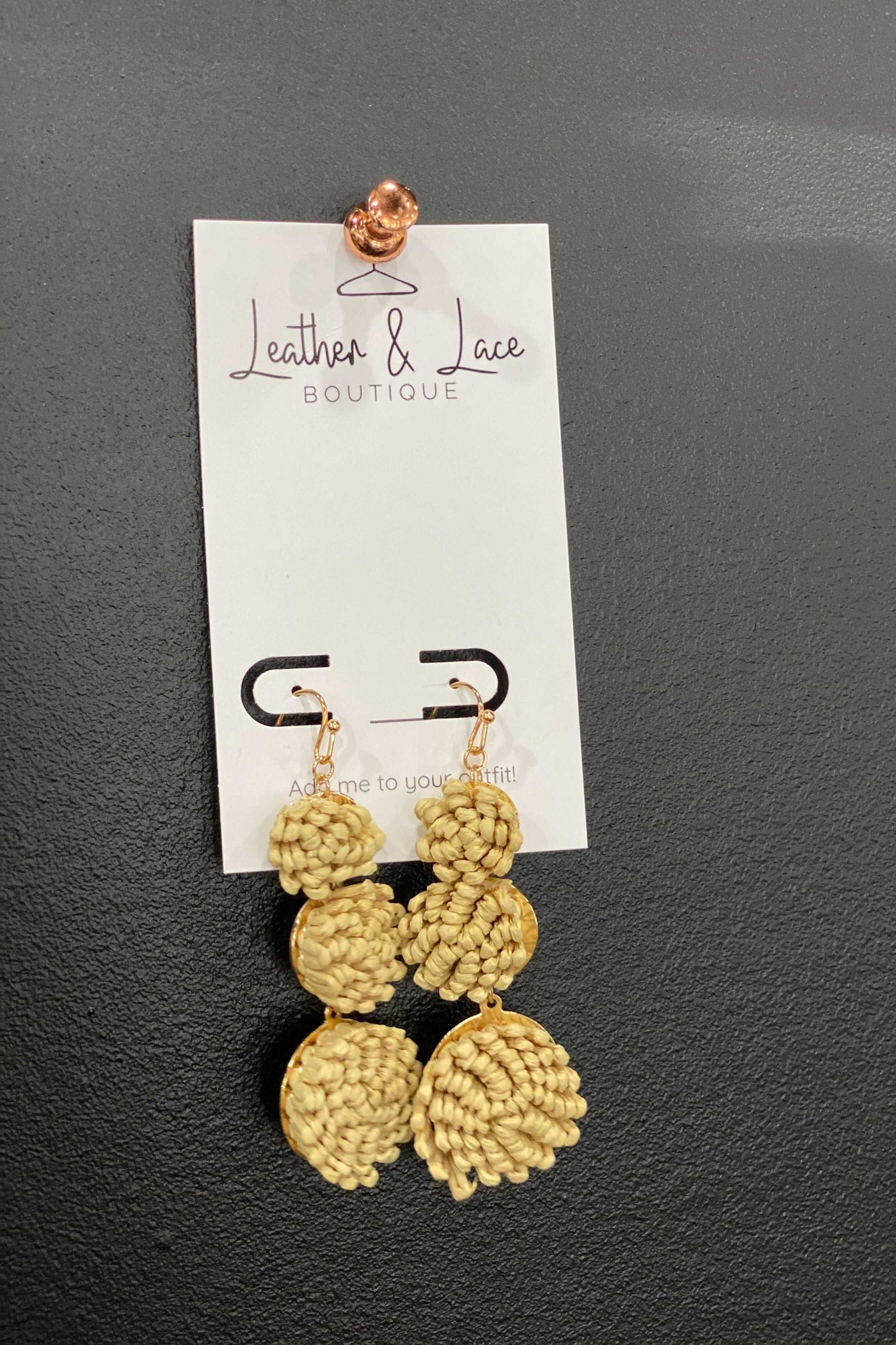 Brown Tier Beaded Flower Earrings-190 - ACCESSORIES - JEWELRY-GOLDEN STELLA-[option4]-[option5]-[option6]-Leather & Lace Boutique Shop