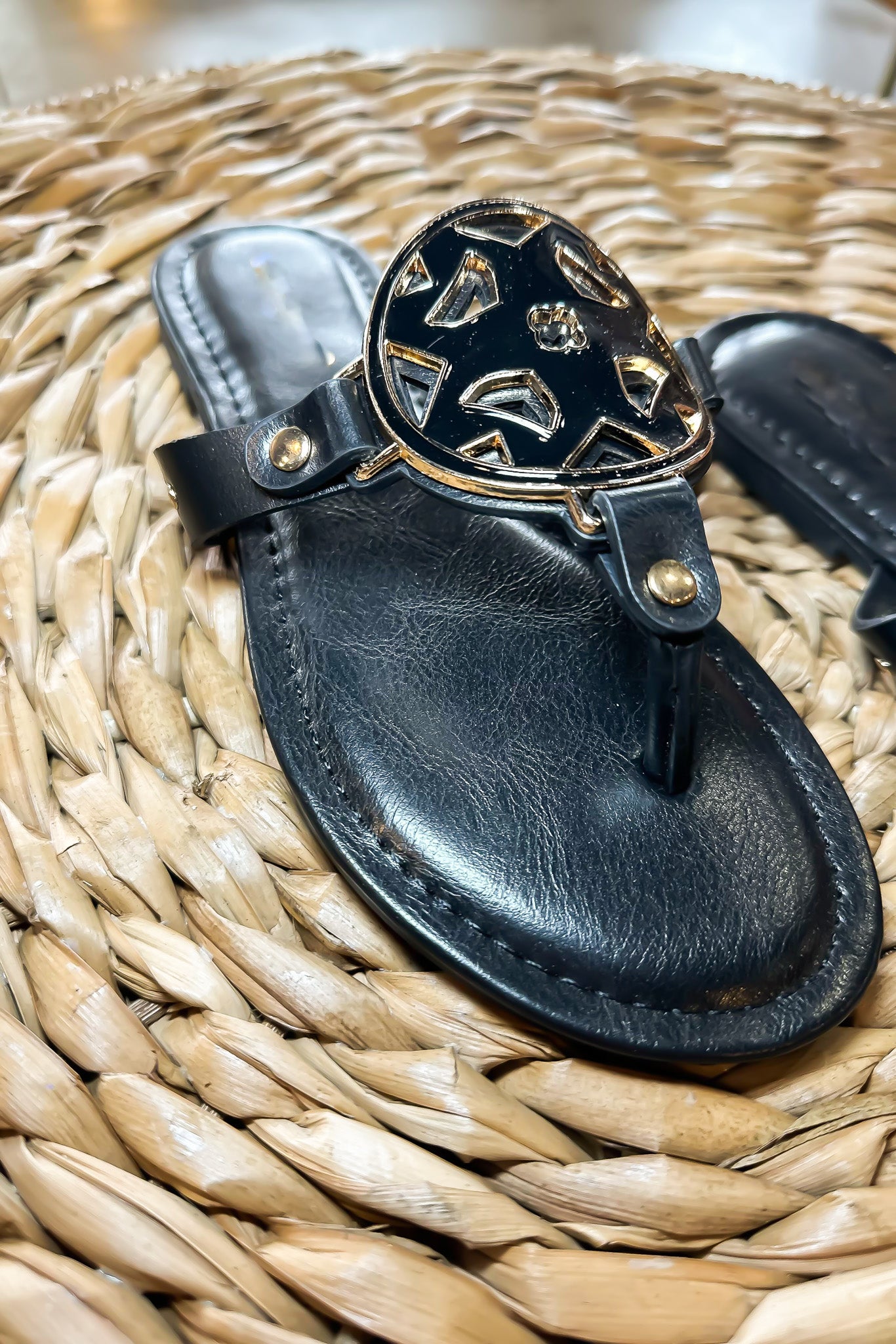 Tori Sandal - Black-180 - SHOES-LEATHER & LACE-[option4]-[option5]-[option6]-Leather & Lace Boutique Shop