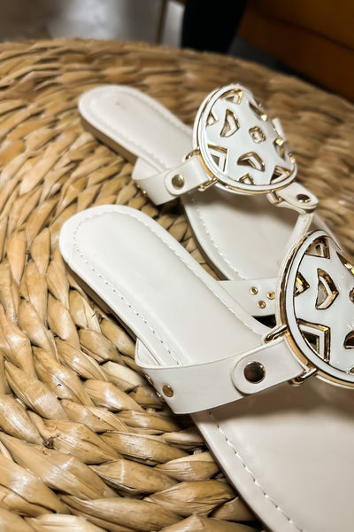 Tori Sandal- Nude-180 - SHOES-LEATHER & LACE-[option4]-[option5]-[option6]-Leather & Lace Boutique Shop