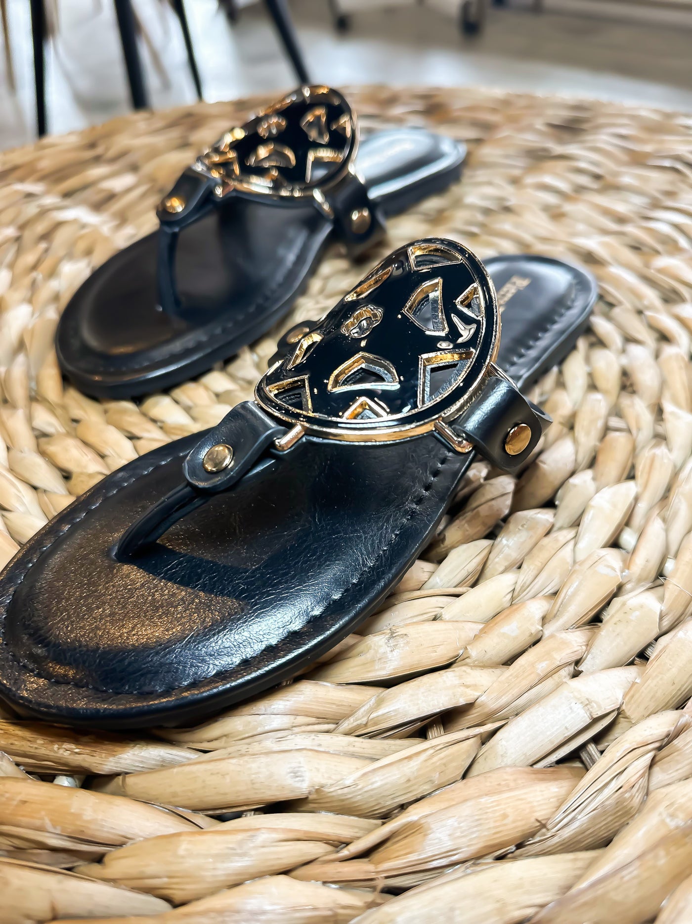 Tori Sandal - Black-180 - SHOES-LEATHER & LACE-[option4]-[option5]-[option6]-Leather & Lace Boutique Shop