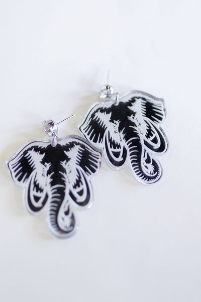 Stud Elephant Drops-190 - ACCESSORIES - JEWELRY-TAYLOR SHAYE-[option4]-[option5]-[option6]-Leather & Lace Boutique Shop