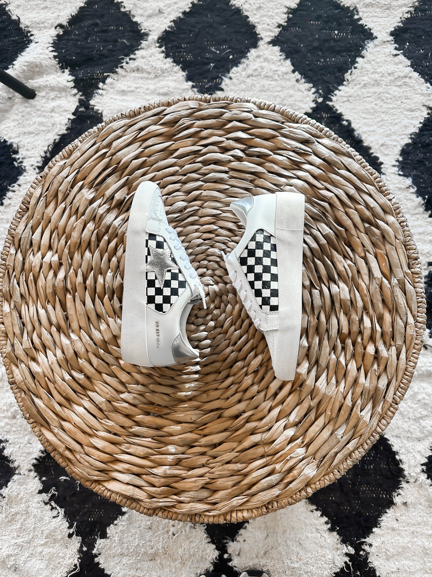 Vintage Havana Nicollette Sneakers - Checkered-180 - SHOES-VINTAGE HAVANA-[option4]-[option5]-[option6]-Leather & Lace Boutique Shop