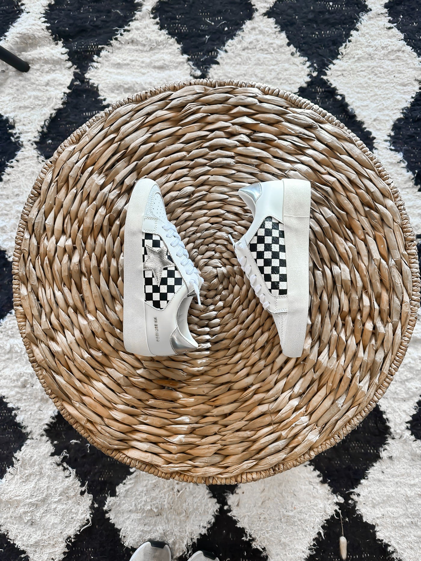 Vintage Havana Nicollette Sneakers - Checkered-180 - SHOES-VINTAGE HAVANA-[option4]-[option5]-[option6]-Leather & Lace Boutique Shop