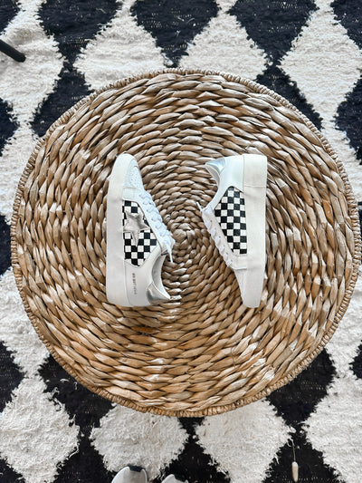 Vintage Havana Nicollette Sneakers - Checkered-180 - SHOES-VINTAGE HAVANA-[option4]-[option5]-[option6]-Leather & Lace Boutique Shop