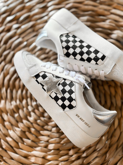 Vintage Havana Nicollette Sneakers - Checkered-180 - SHOES-VINTAGE HAVANA-[option4]-[option5]-[option6]-Leather & Lace Boutique Shop
