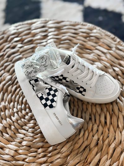 Vintage Havana Nicollette Sneakers - Checkered-180 - SHOES-VINTAGE HAVANA-[option4]-[option5]-[option6]-Leather & Lace Boutique Shop