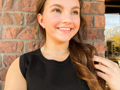 Vintage Havana Freya Tennis Necklace-190 - ACCESSORIES - JEWELRY-VINTAGE HAVANA-[option4]-[option5]-[option6]-Leather & Lace Boutique Shop