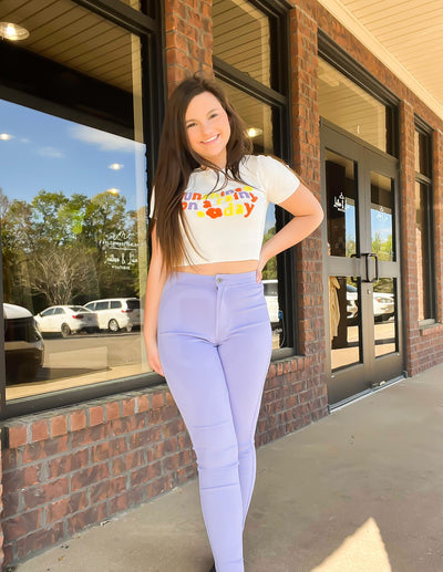 Pastel Super Stretch Skinnies-160 - BOTTOMS - OTHER-JC & JQ JEANS-[option4]-[option5]-[option6]-Leather & Lace Boutique Shop