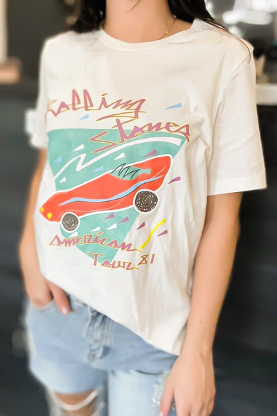 Rolling Stones Vintage Graphic Tee-120 - TOPS - GRAPHIC TEES-SPACE 46-[option4]-[option5]-[option6]-Leather & Lace Boutique Shop
