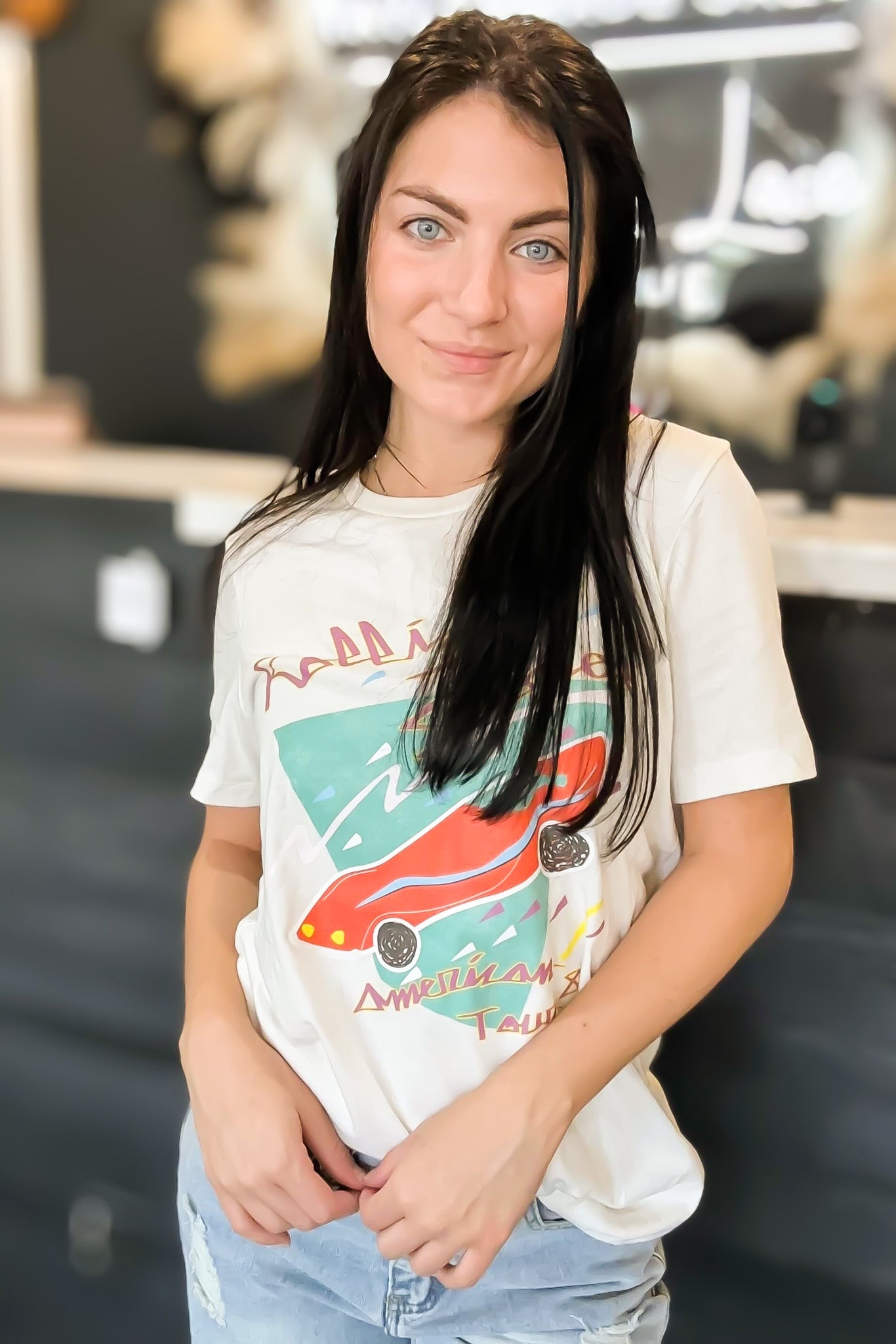 Rolling Stones Vintage Graphic Tee-120 - TOPS - GRAPHIC TEES-SPACE 46-[option4]-[option5]-[option6]-Leather & Lace Boutique Shop