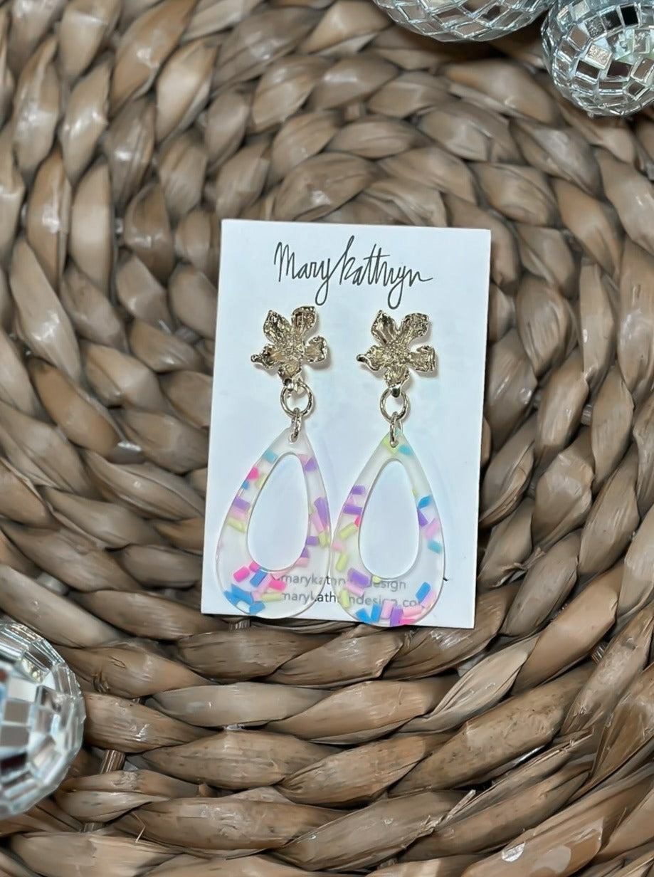 Flower Power Drops-190 - ACCESSORIES - JEWELRY-MARY KATHERINE DESIGNS-[option4]-[option5]-[option6]-Leather & Lace Boutique Shop