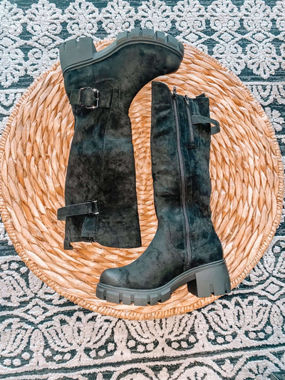 Camden Combat Boots - Black-180 - SHOES-OLEM-[option4]-[option5]-[option6]-Leather & Lace Boutique Shop