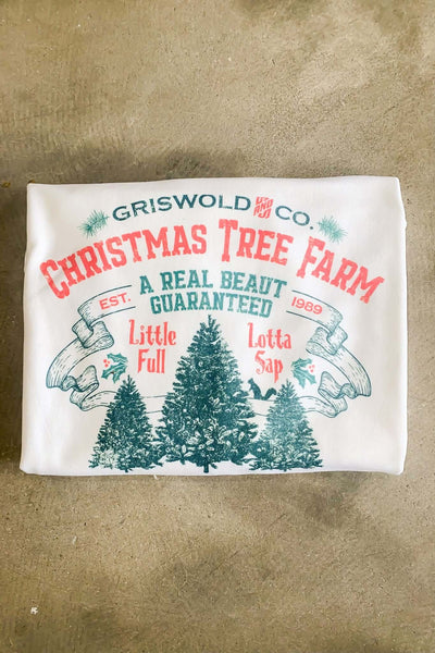 Christmas Tree Farms Graphic Sweatshirt-135 - DEMAND GRAPHIC-LEATHER & LACE-[option4]-[option5]-[option6]-Leather & Lace Boutique Shop