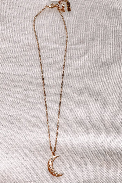 Gold Pendant Necklace-190 - ACCESSORIES - JEWELRY-JANE MARIE-[option4]-[option5]-[option6]-Leather & Lace Boutique Shop