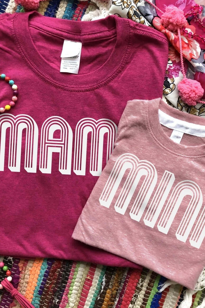 Mini Tee - Mauve-210 - TOPS - GRAPHIC TEES DROPSHIP-Sugar & Spice-[option4]-[option5]-[option6]-Leather & Lace Boutique Shop