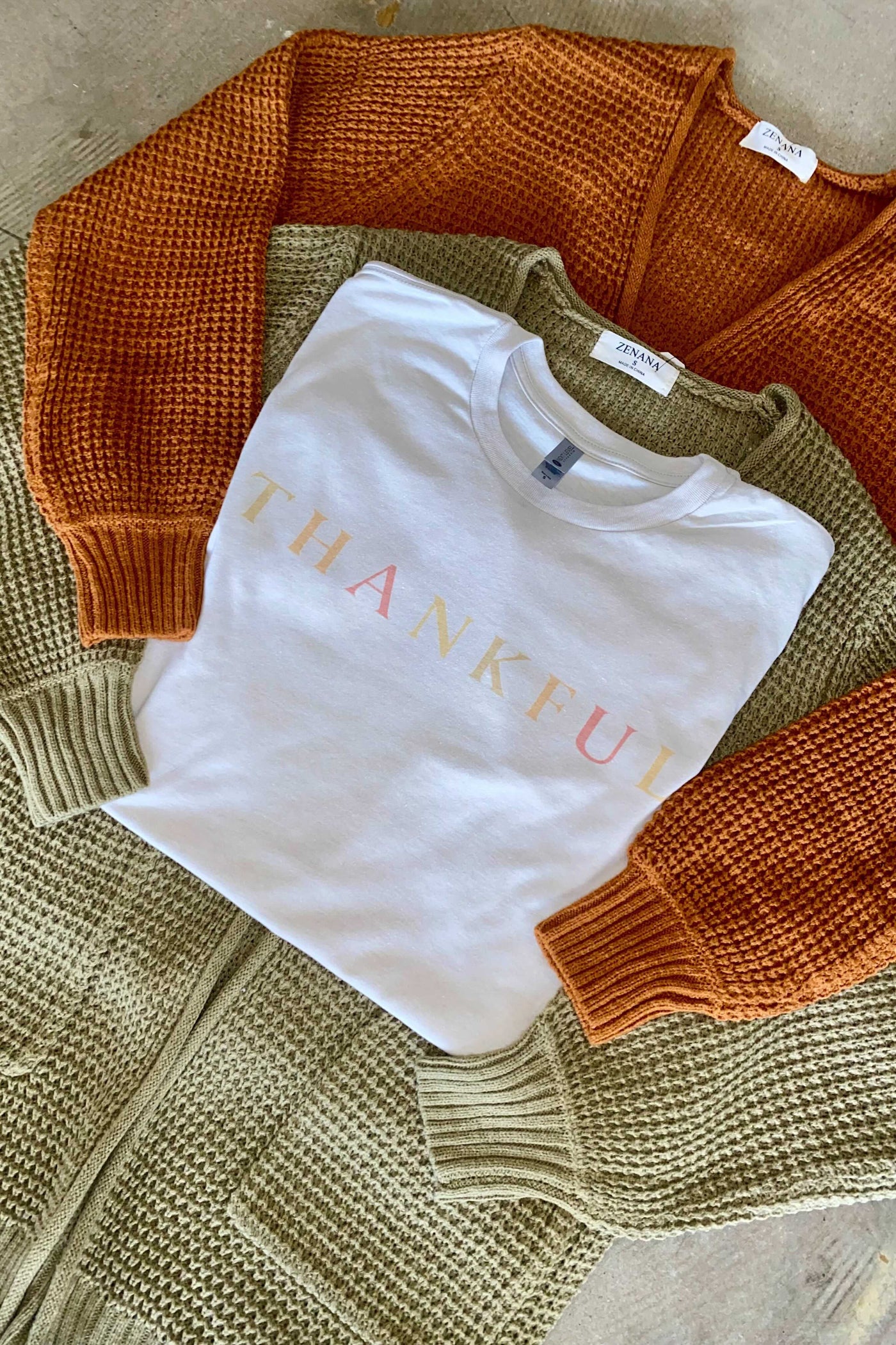 Thankful Graphic Tee-135 - DEMAND GRAPHIC-LEATHER & LACE-[option4]-[option5]-[option6]-Leather & Lace Boutique Shop