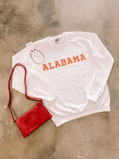 Alabama University Graphic Sweatshirt-135 - DEMAND GRAPHIC-LEATHER & LACE-[option4]-[option5]-[option6]-Leather & Lace Boutique Shop