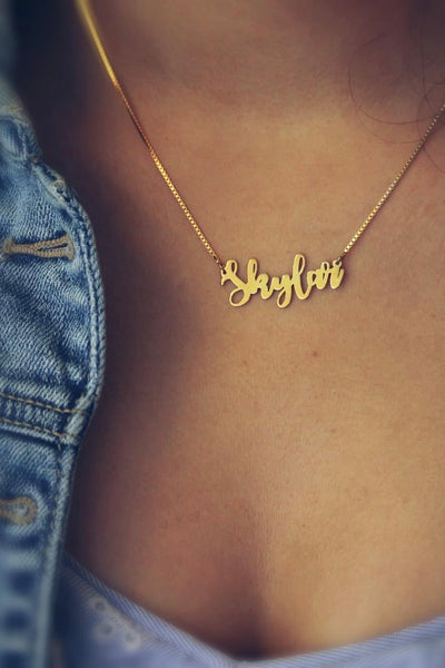 Sassy Personalized Necklace-210 - ACCESSORIES DROPSHIP-BNN-[option4]-[option5]-[option6]-Leather & Lace Boutique Shop