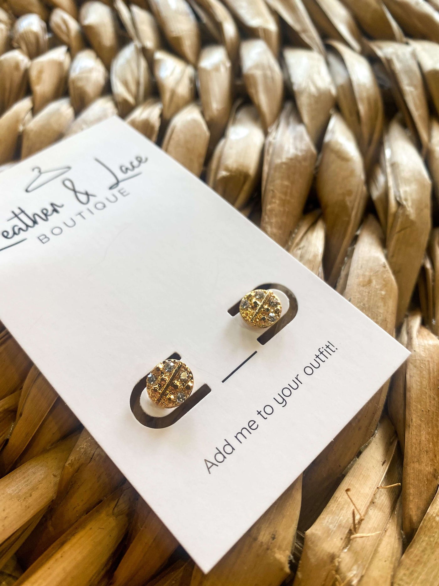 14K Jewelry Sale-190 - ACCESSORIES - JEWELRY-Leather & Lace - Tuscaloosa/Birmingham-Gold Nugget Studs-[option4]-[option5]-[option6]-Leather & Lace Boutique Shop