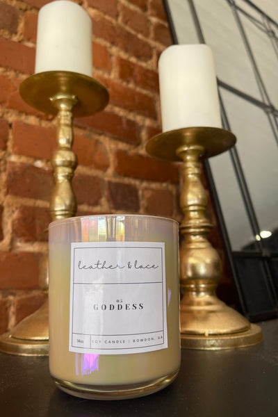 L&L Luxe Candle - Goddess-190 - ACCESSORIES - HOME-Flicker&Flame-[option4]-[option5]-[option6]-Leather & Lace Boutique Shop