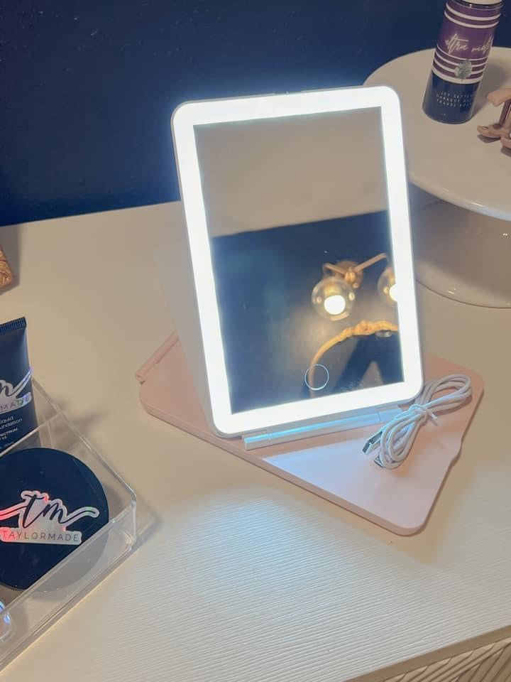 True Beauty Travel Mirror-190 - ACCESSORIES - BEAUTY-BABE-[option4]-[option5]-[option6]-Leather & Lace Boutique Shop