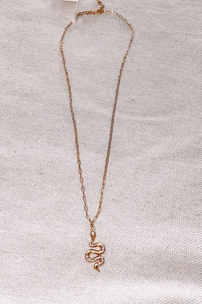 Gold Pendant Necklace-190 - ACCESSORIES - JEWELRY-JANE MARIE-[option4]-[option5]-[option6]-Leather & Lace Boutique Shop