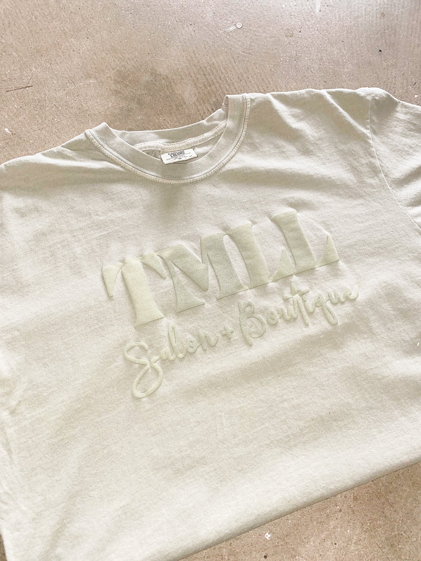 TMLL Comfort Color Puff Print Tee-120 - TOPS - GRAPHIC TEES-RAGS ROYAL-[option4]-[option5]-[option6]-Leather & Lace Boutique Shop