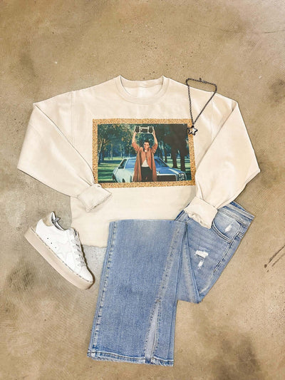 90s Love Graphic Sweatshirt-135 - DEMAND GRAPHIC-LEATHER & LACE-[option4]-[option5]-[option6]-Leather & Lace Boutique Shop