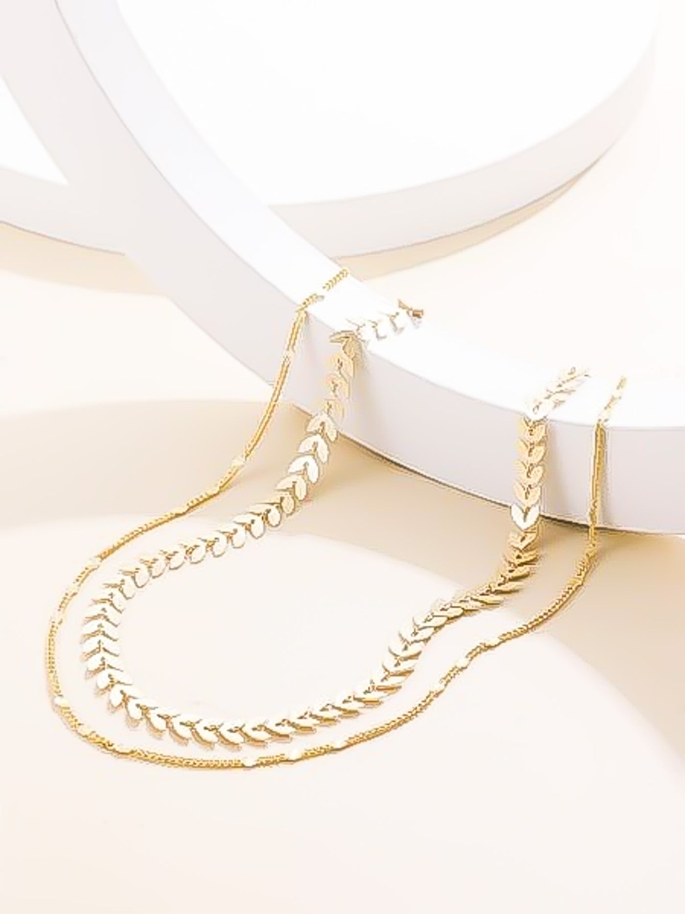 Gold Statement Boho Double Choker-190 - ACCESSORIES - JEWELRY-BETTY & LULU-[option4]-[option5]-[option6]-Leather & Lace Boutique Shop
